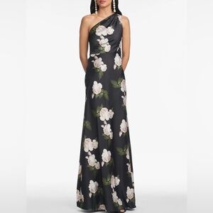 NEW Sachin & Babi Delphine Dress in Obsidian Blooms, size 10